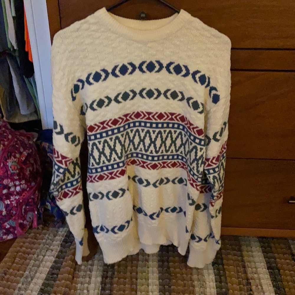 Small Thick Winter Multicolor Sweater